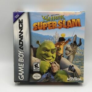 Shrek SuperSlam Nintendo Game Boy Advance GBA E10+ Activision NTSC-U/C Box Cart